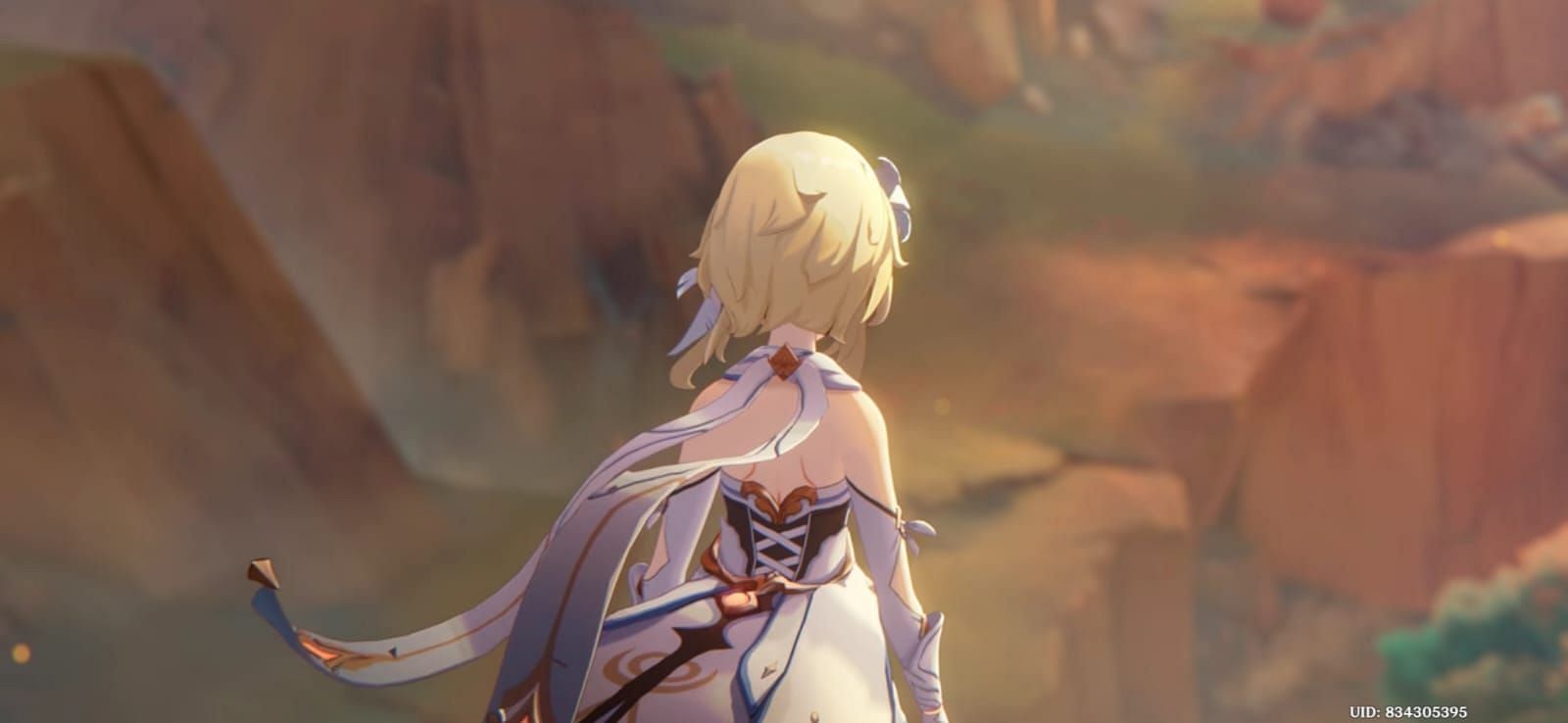 Ending moment of the cutscene in Genshin Impact's Archon Quest "A Space and Time for You" (Image via HoYoverse)